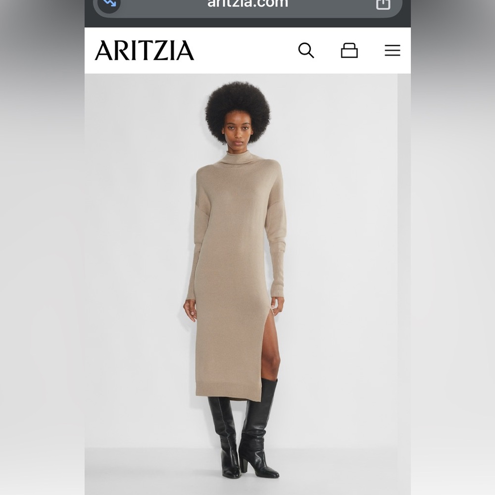 Aritzia sweater dress for sale